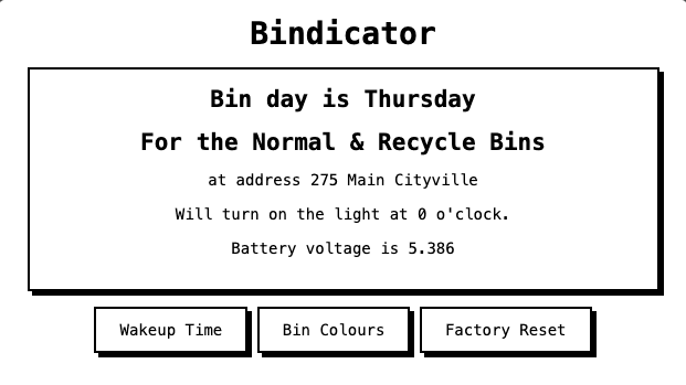 Screenshot of the configuration web UI.